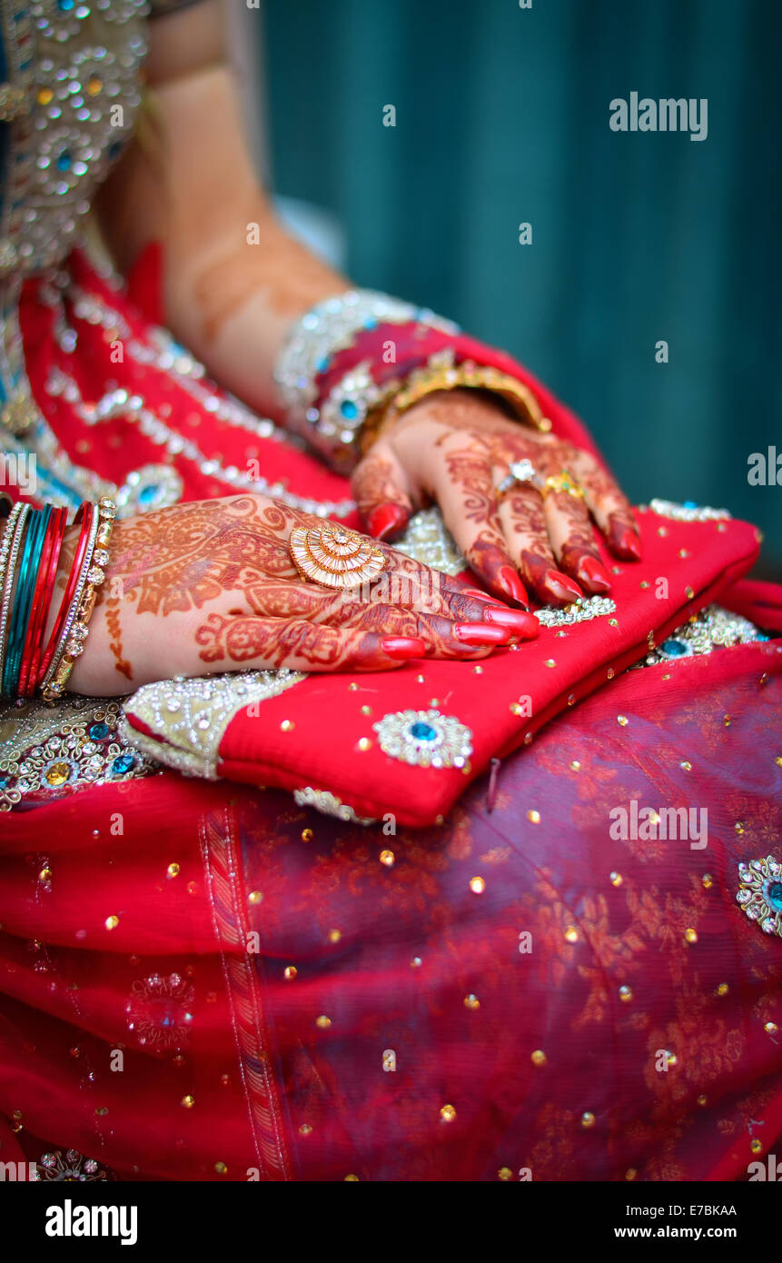 Indian hands engaged hi-res stock photography and images - Alamy