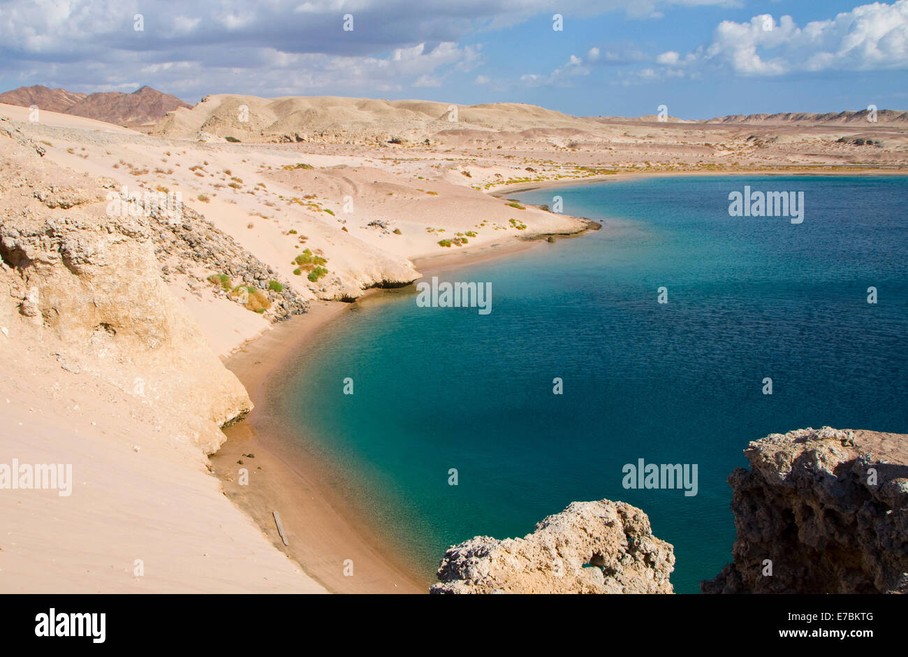 turtle bay on the Red Sea in Egypt Stock Photo