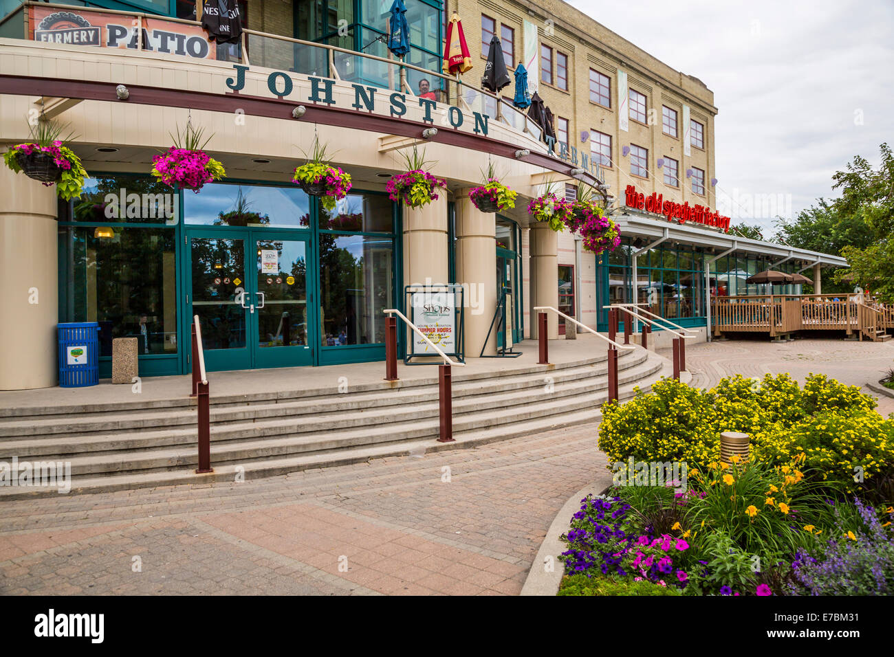 Johnston Terminal building at The Forks in Winnipeg, Manitoba, Canada