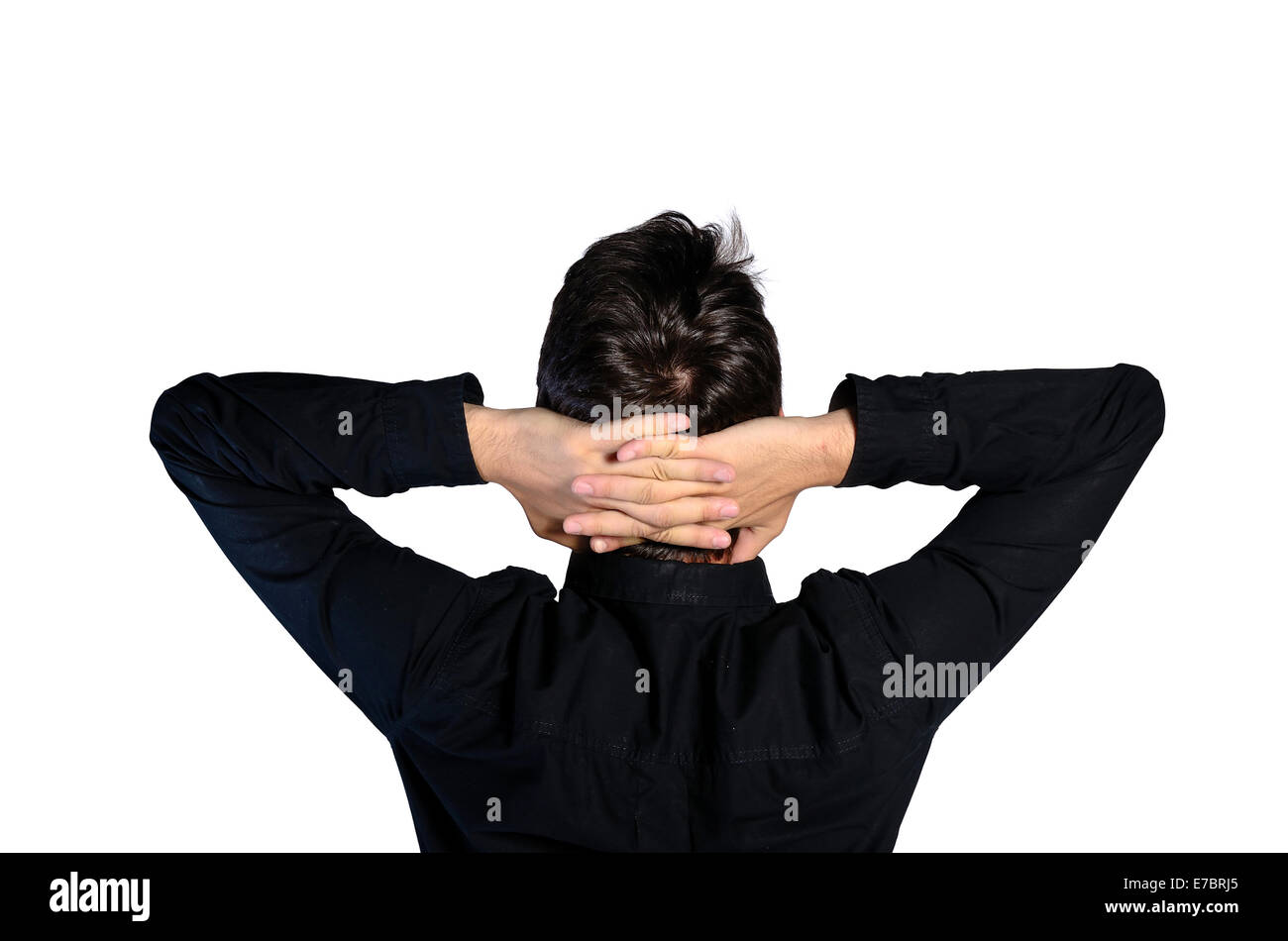 Resting Back Tired business man resting back hi-res stock photography and images - Alamy