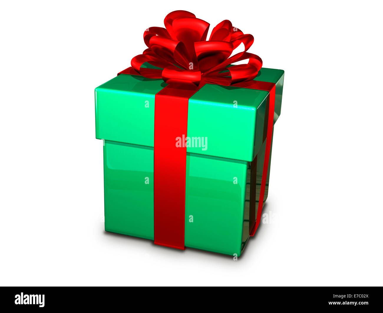 illustration gift box by bandaged a tape Stock Photo - Alamy