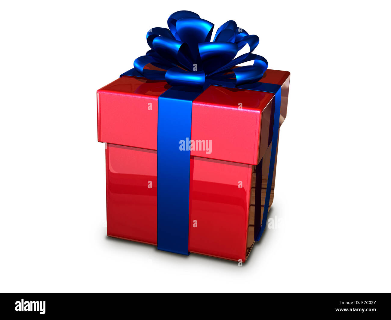 illustration gift box by bandaged a tape Stock Photo - Alamy