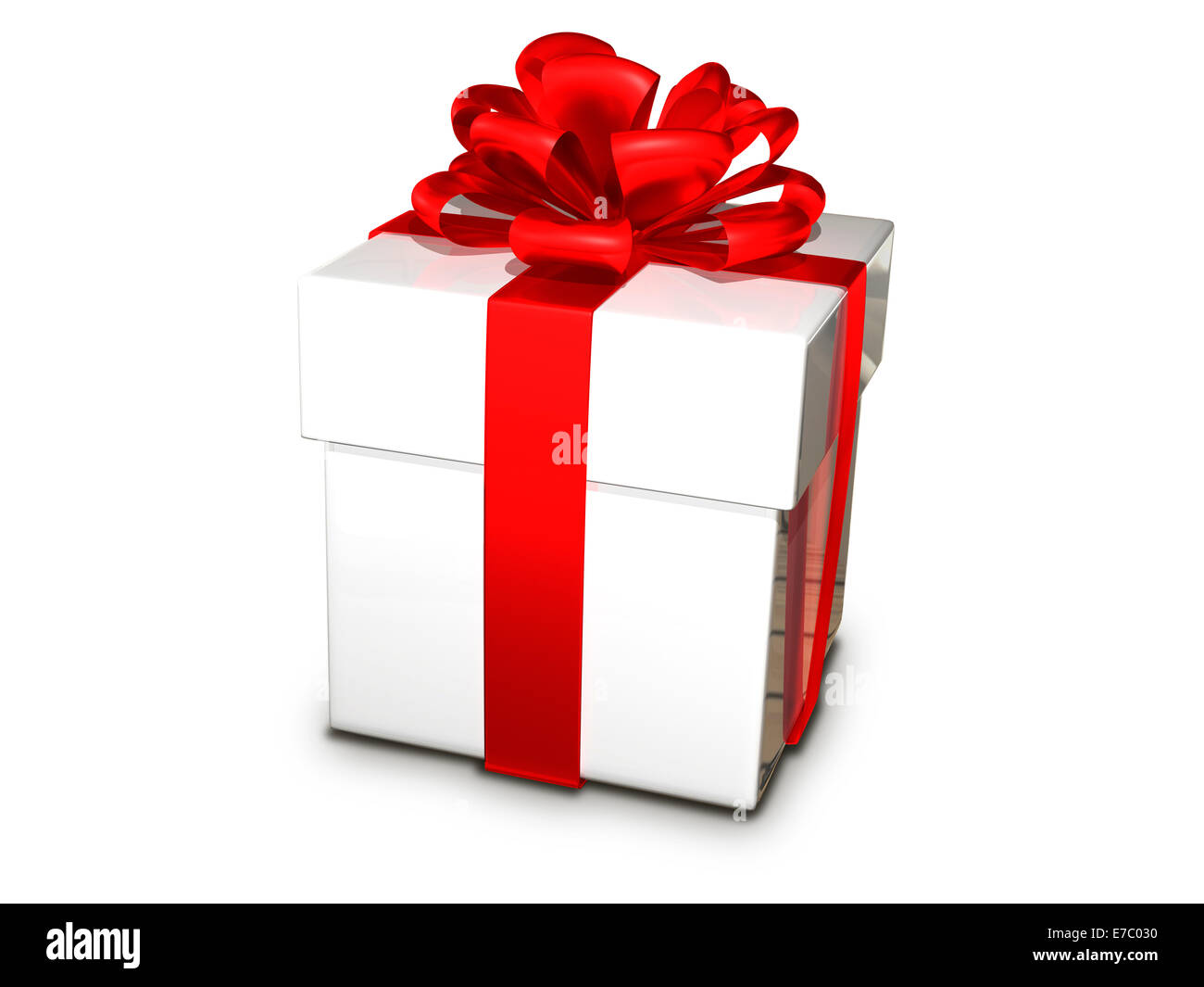 illustration gift box by bandaged a tape Stock Photo - Alamy