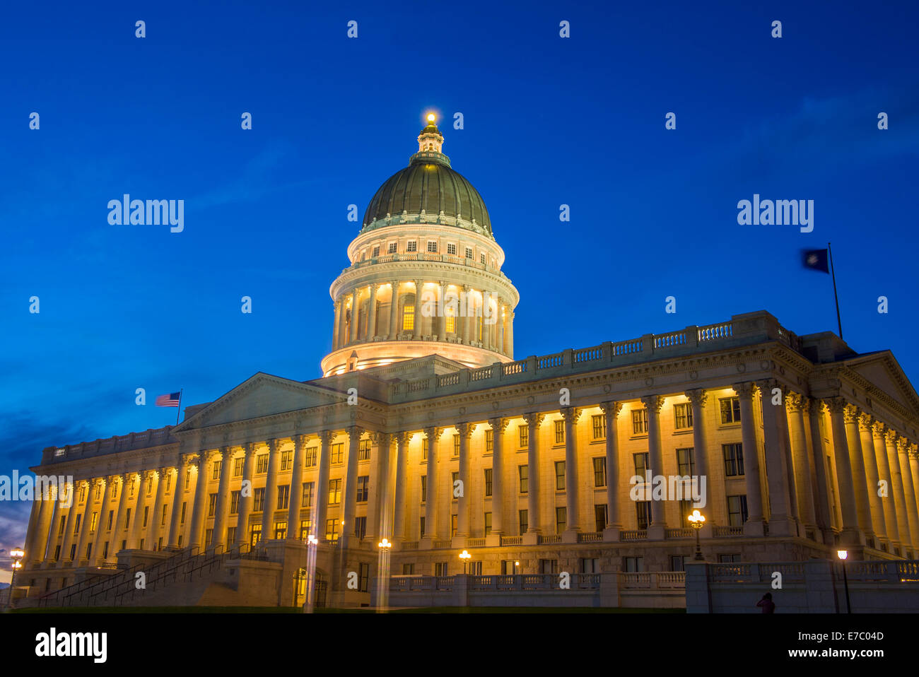 The State Capitol Building in Salt Lake City, Utah Stock Photo