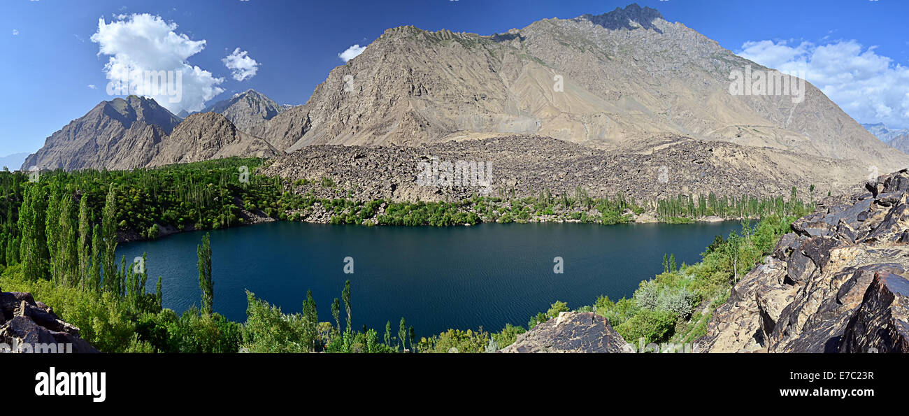 Upper Kachura Lake, Gilgit Baltistan, Pakistan Stock Photo