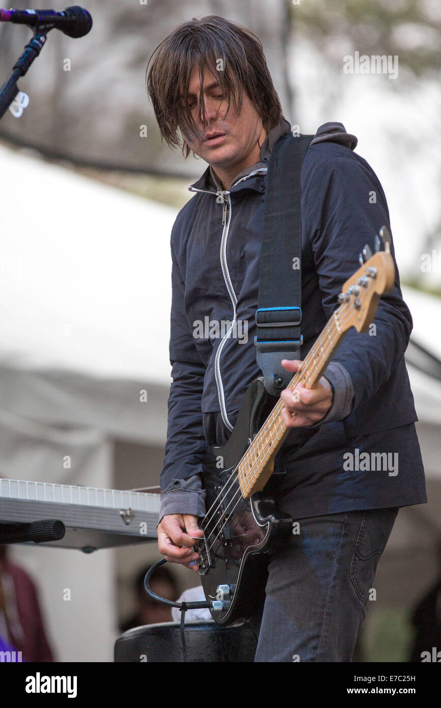 Chicago, Illinois, USA. 12th Sep, 2014. Musician GREG EDWARDS of the band Failure performs live at 2014 Riot Fest music festival at Humboldt Park in Chicago, Illinois Credit:  Daniel DeSlover/ZUMA Wire/Alamy Live News Stock Photo