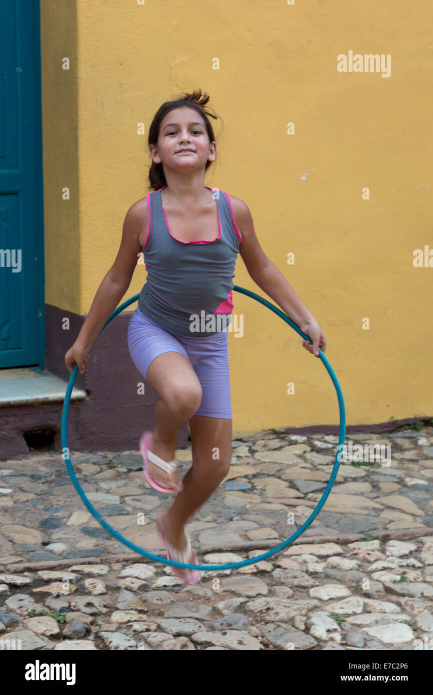 Young girl hoop hires stock photography and images Alamy