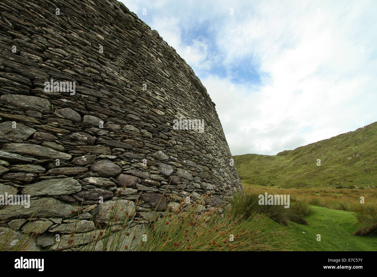 Iron age ring fort ireland Stock Photo