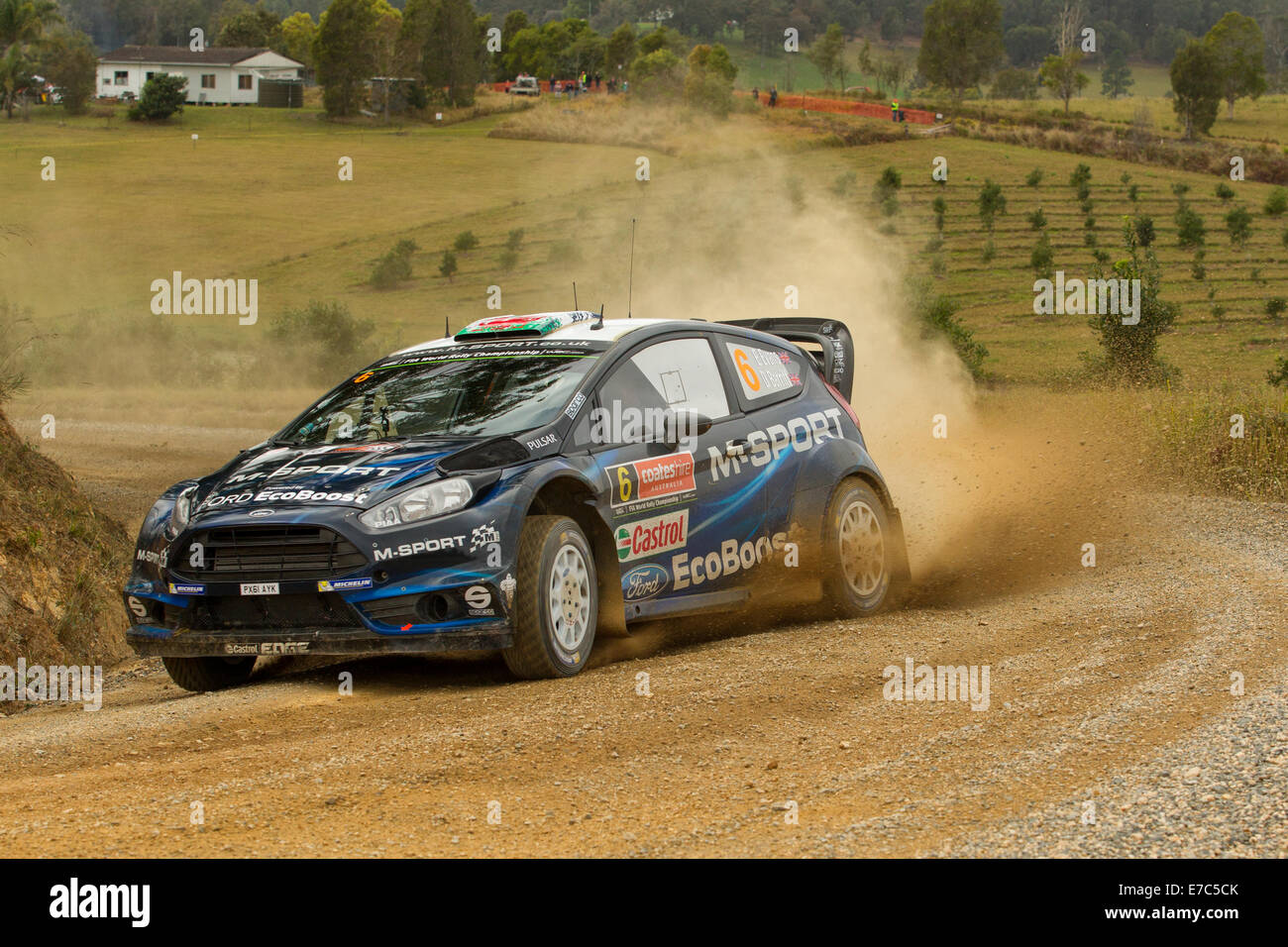 Rally elfyn evans 2014 hi-res stock photography and images - Alamy