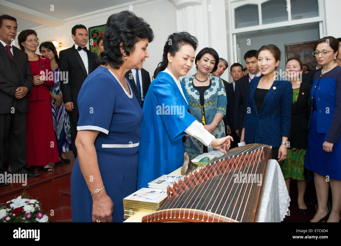 Dushanbe, Tajikistan. 12th Sep, 2014. Chinese President Xi Jinping's