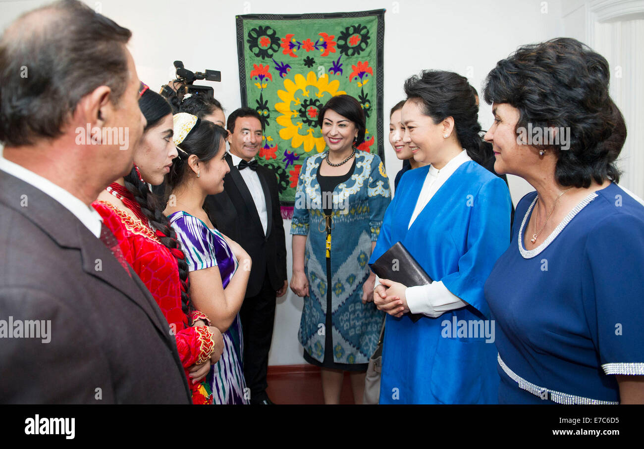 Dushanbe, Tajikistan. 12th Sep, 2014. Chinese President Xi Jinping's