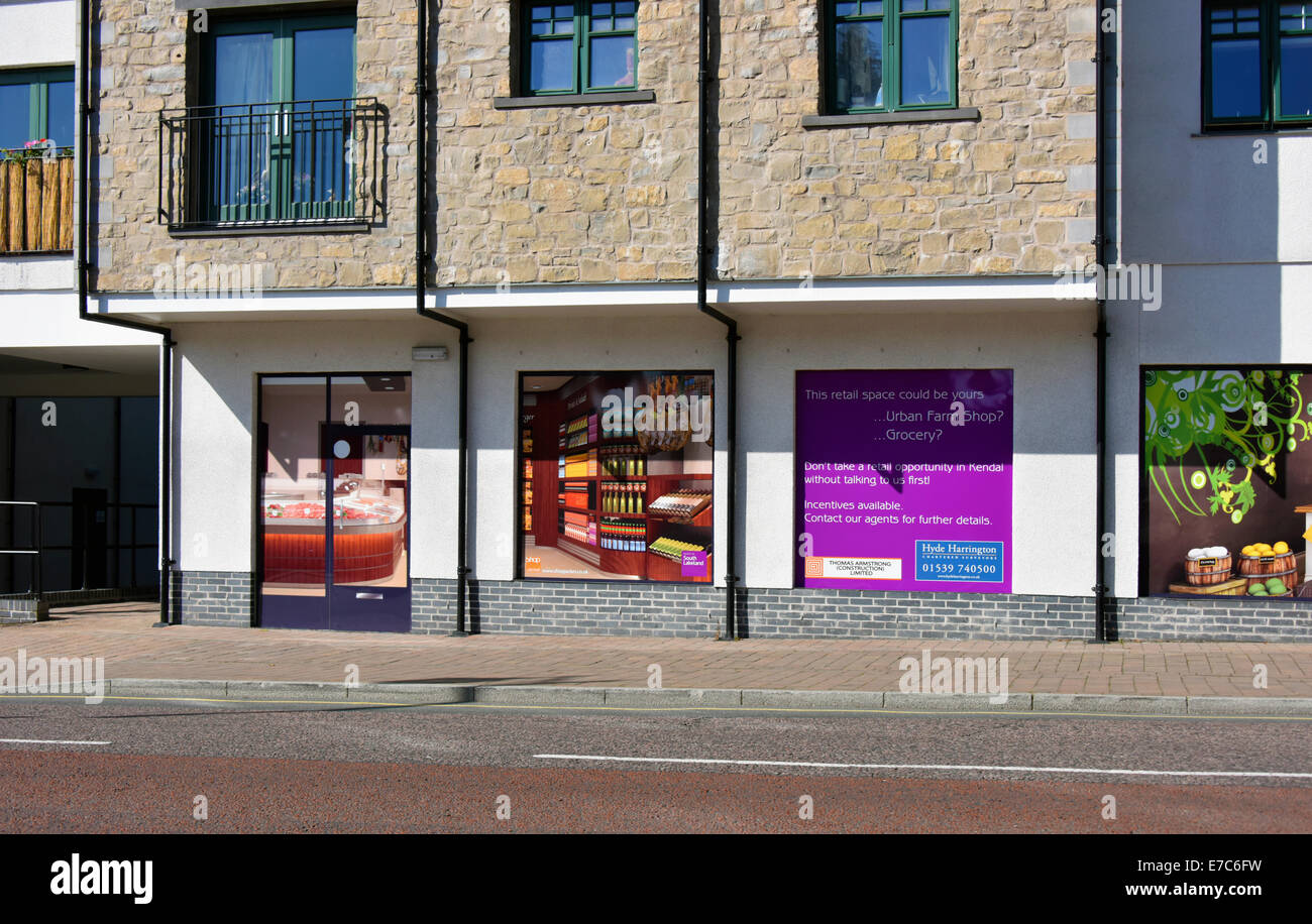 False shop window displays. Kirkland, Kendal, Cumbria, England, United Kingdom, Europe. Stock Photo