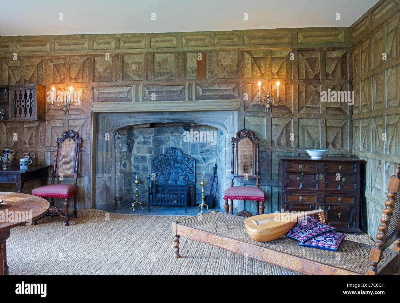 A room in Oakwell Hall, Birstall, west yorkshire, England UK Stock