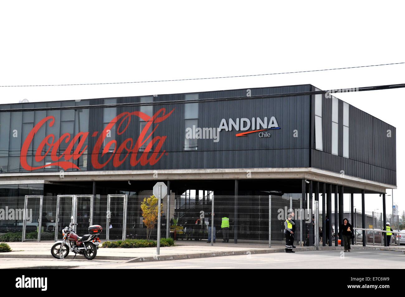 Coca Cola Andina Chile factory Santiago Chile Stock Photo