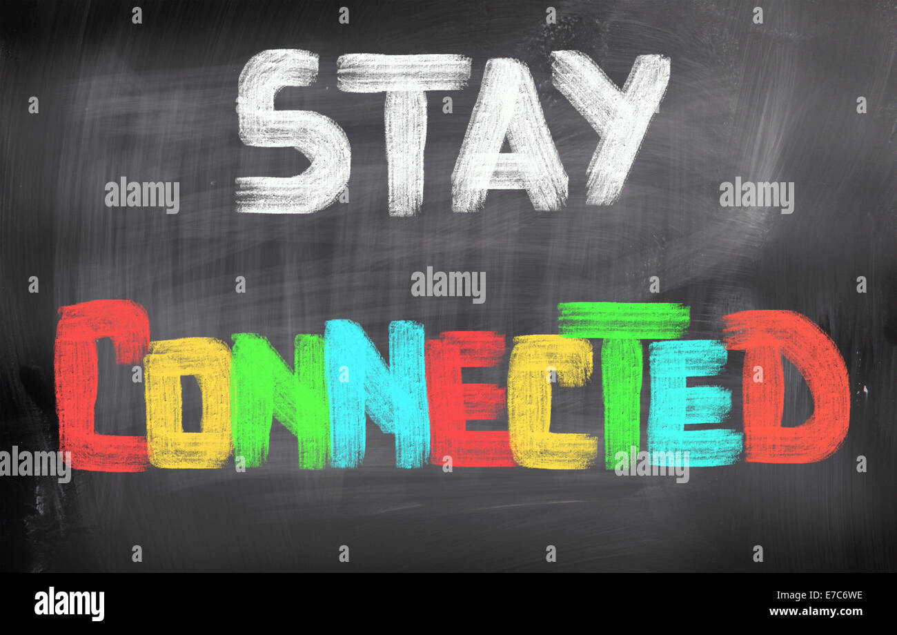 Stay Connected Concept Stock Photo
