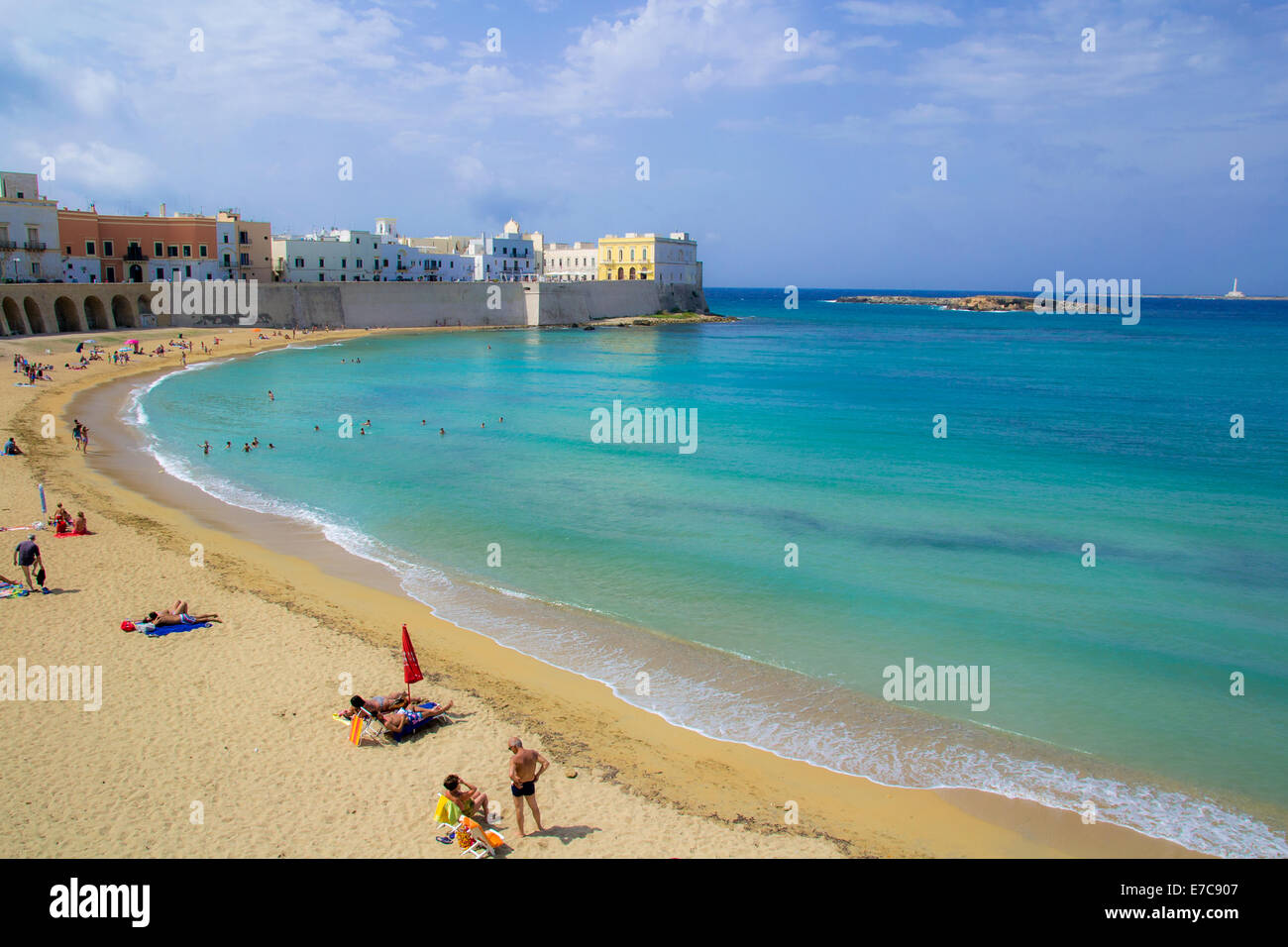 Gallipoli beach Stock Photo