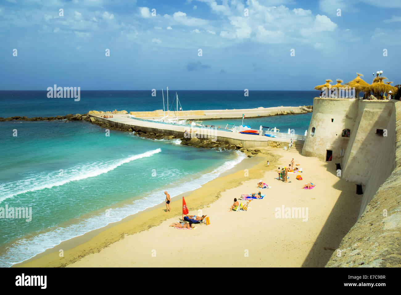 Gallipoli beach Stock Photo
