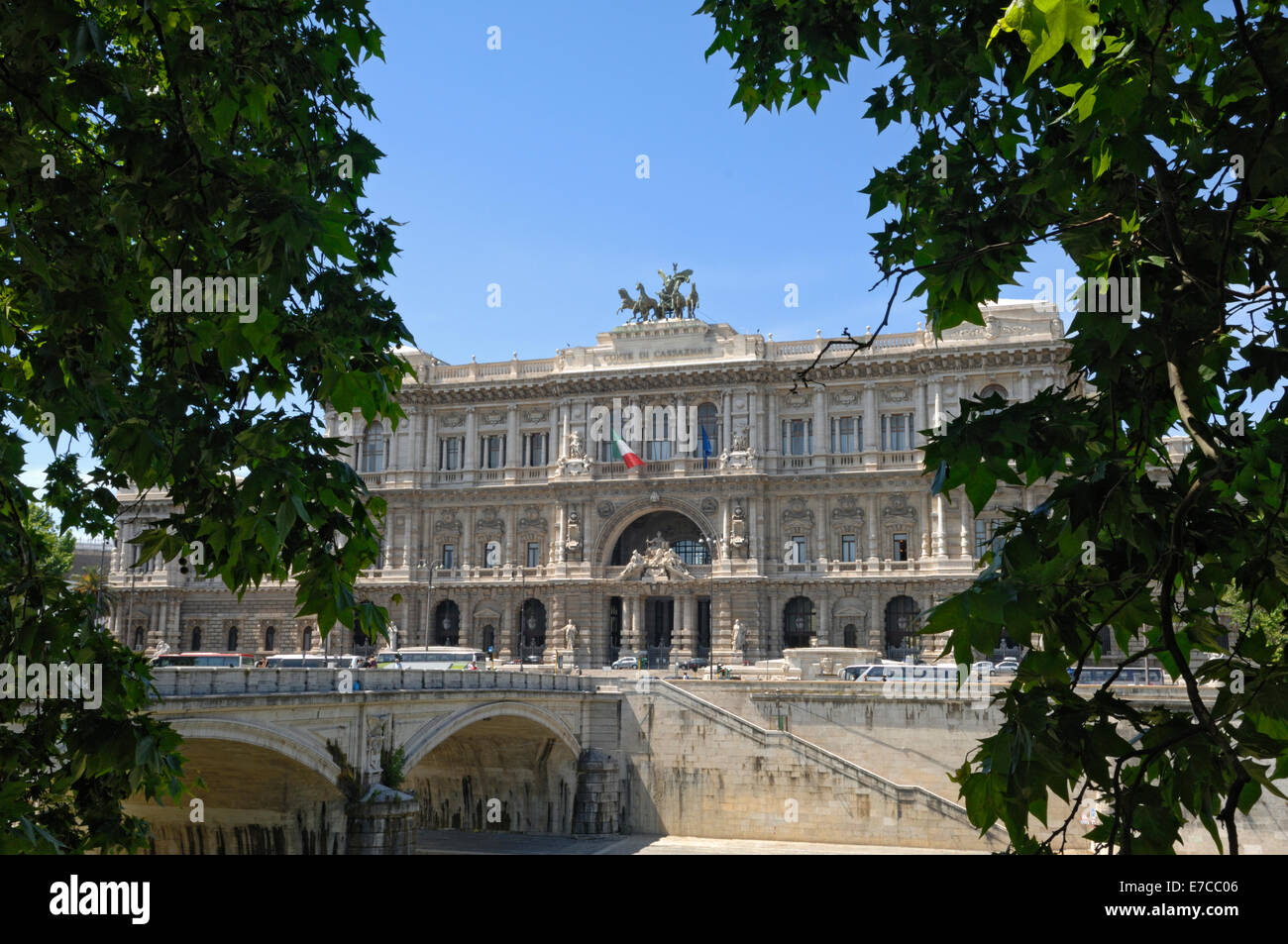 The Palazzo di Giustizia in Prati,Rome Stock Photo