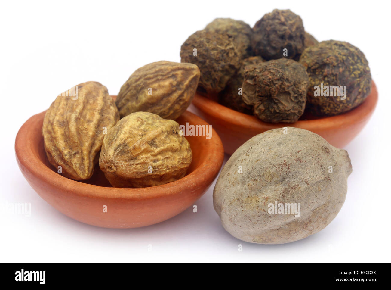Triphala combination ayurvedic fruits indian Cut Out Stock Images & Pictures Alamy