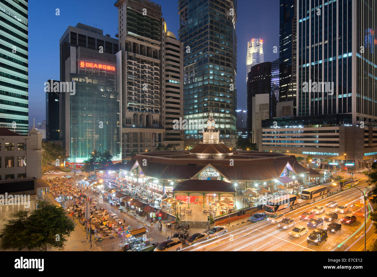 Iconic Lau Pa Sat Stock Photo Alamy