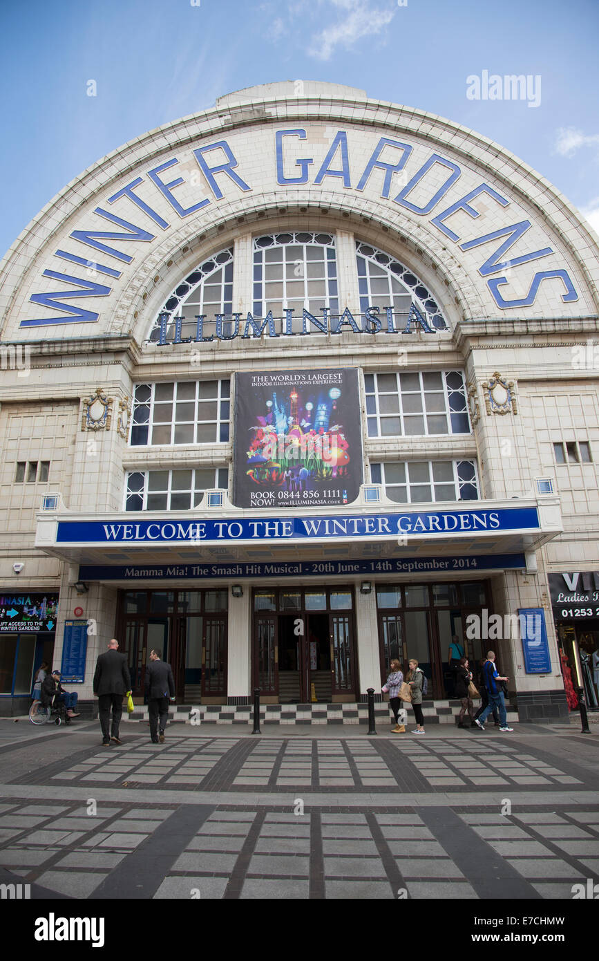 Winter Gardens building Blackpool Lancashire UK Stock Photo Alamy