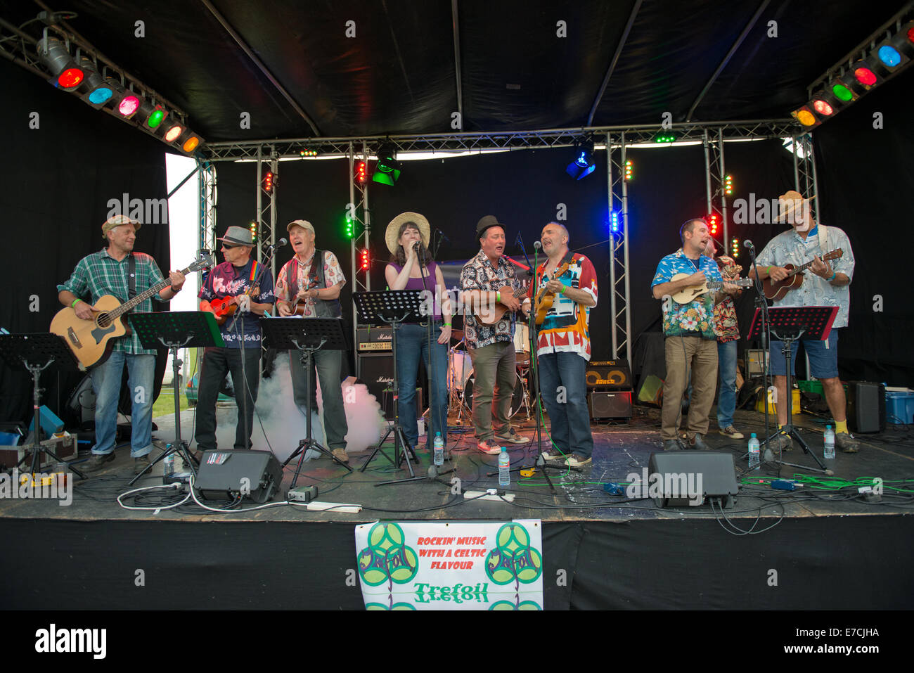 Picture :Crapstone Devon UK Crapstock Festival.Annual festival of local music, Crapstock Festival is now in its fourth year. Date 10/09/2014 Ref: Stock Photo