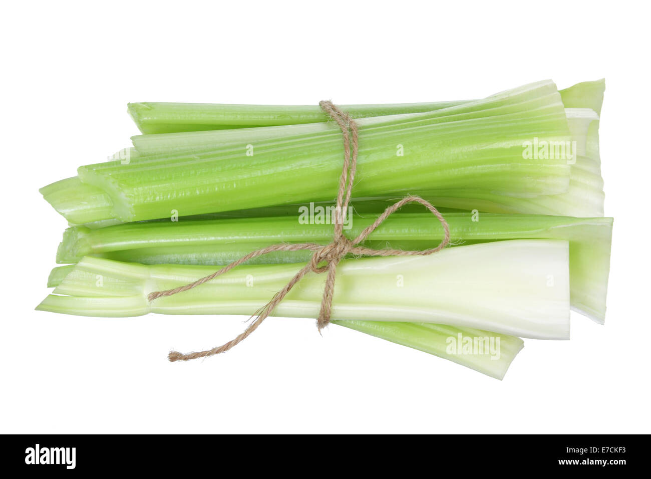 Bunch of Celery Stalks Stock Photo Alamy