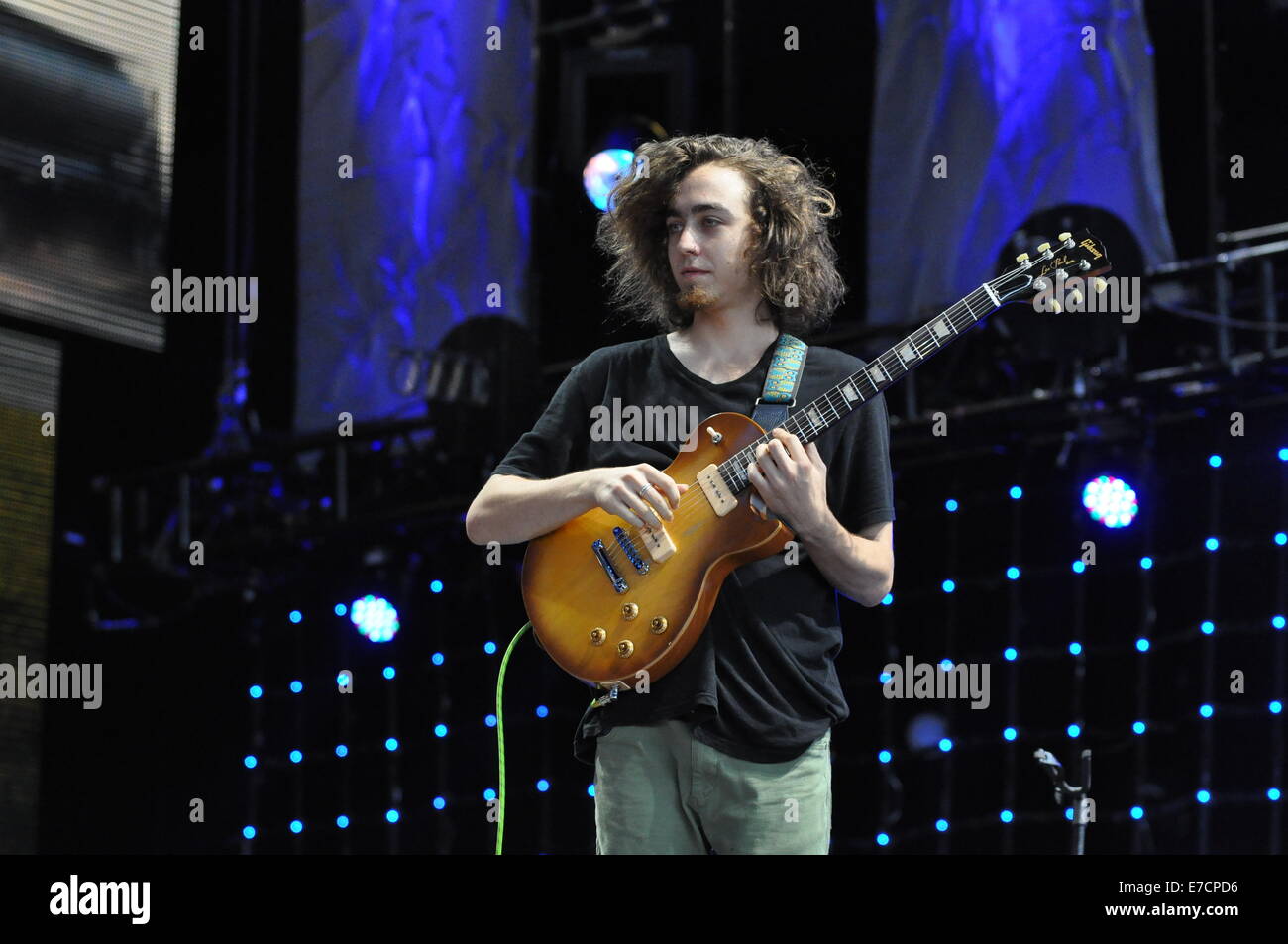 Raleigh, North Carolina, USA. 13th Sep, 2014. ROBOTS VS. INSECTS performing during the annual