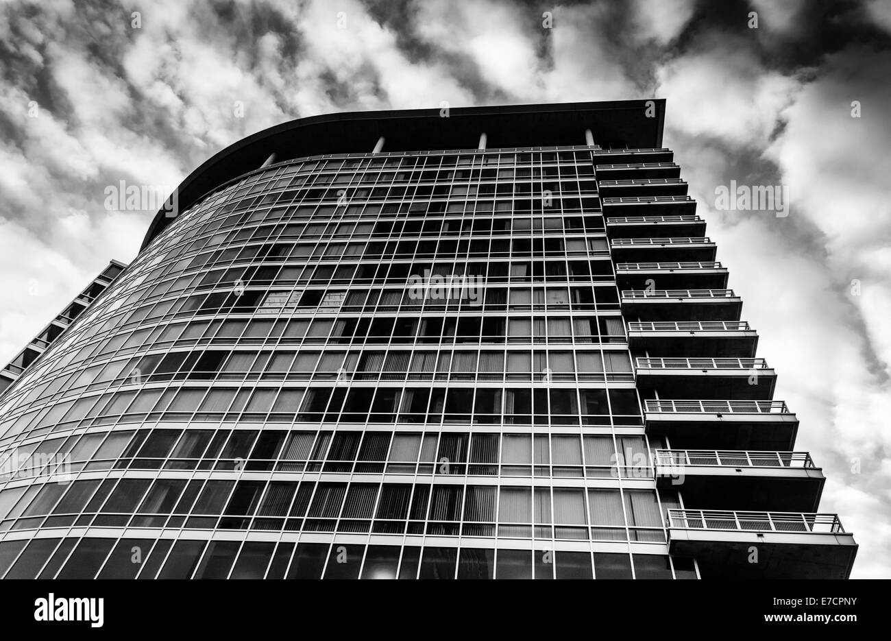 The Zenith Apartment Building in Baltimore, Maryland. Stock Photo