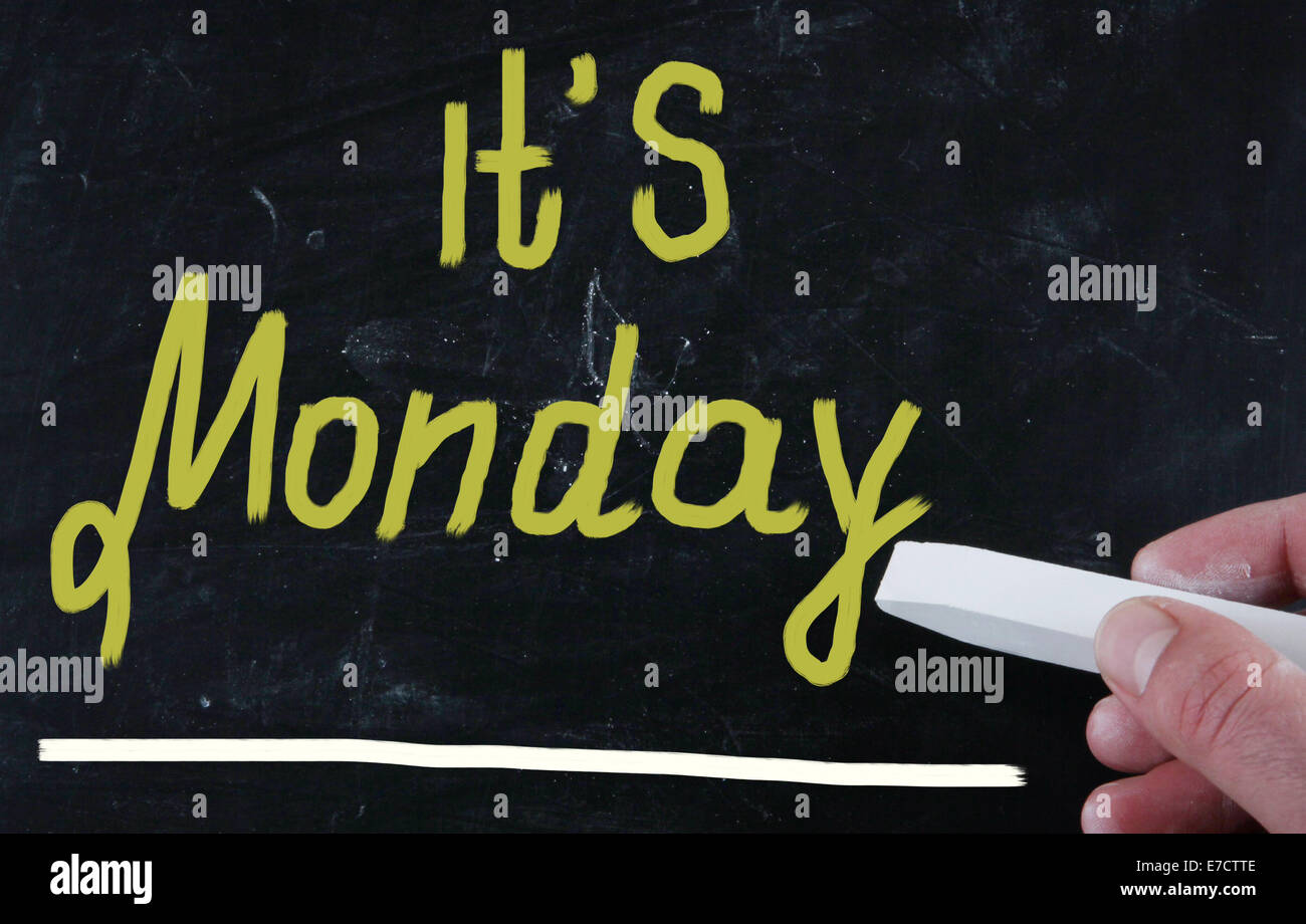 it's monday concept Stock Photo - Alamy