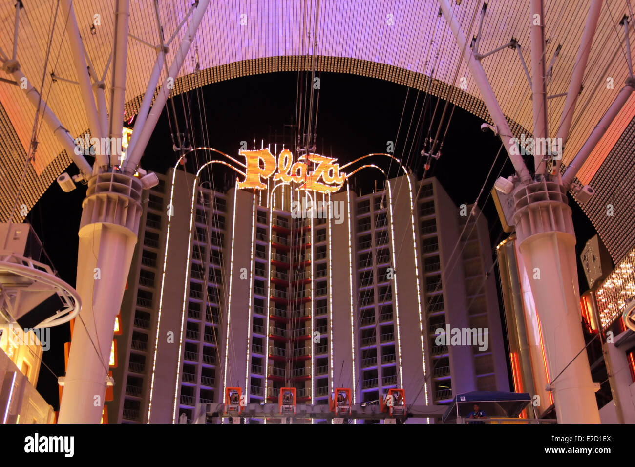 Night view of the Las Vegas City Hall at Nevada Stock Photo - Alamy