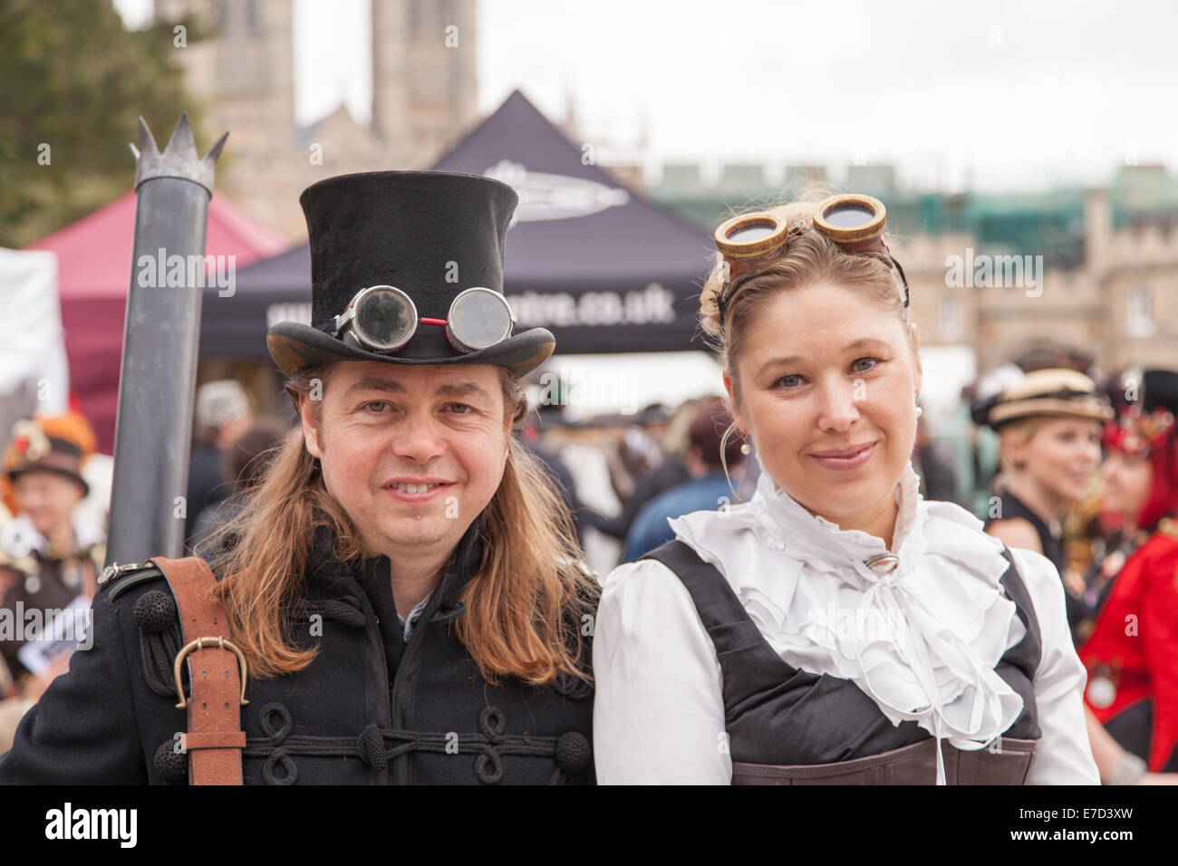 Lincoln, UK. 14th September, 2014. The biggest steampunk festival in ...