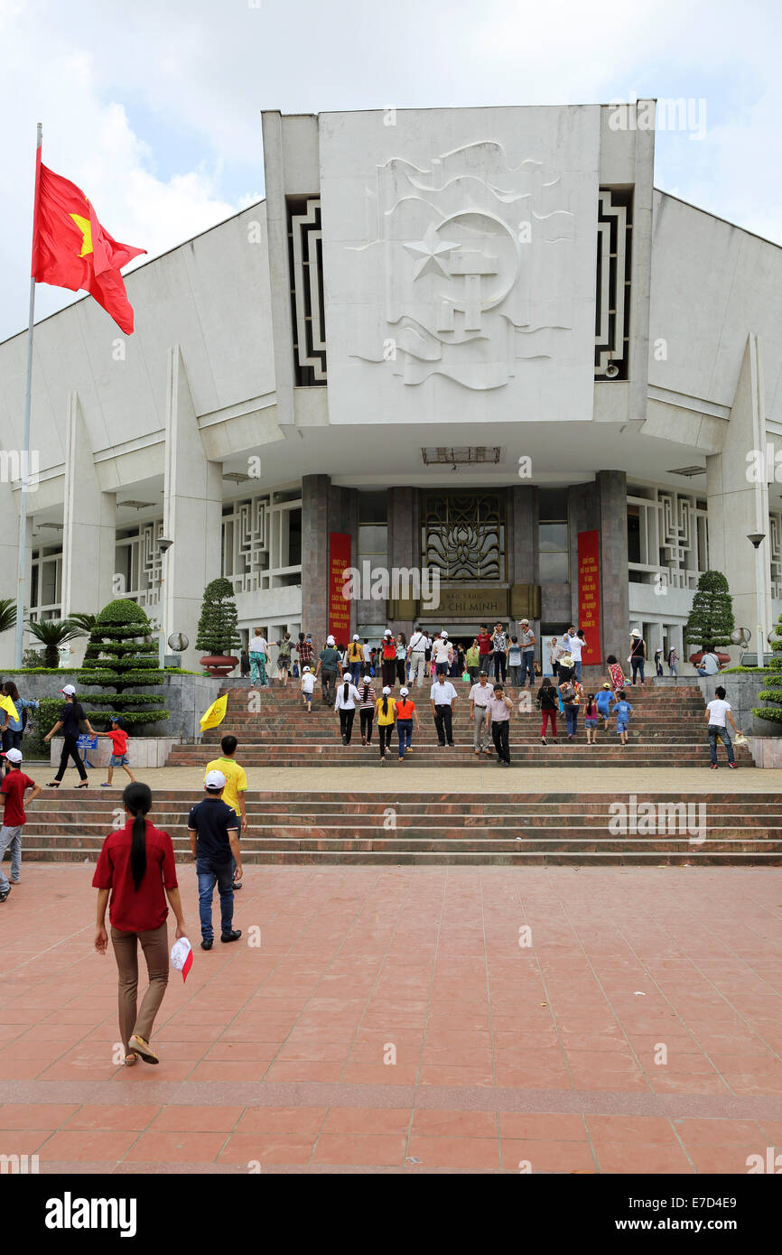 The Ho Chi Minh Museum in Hanoi, Vietnam. Stock Photo