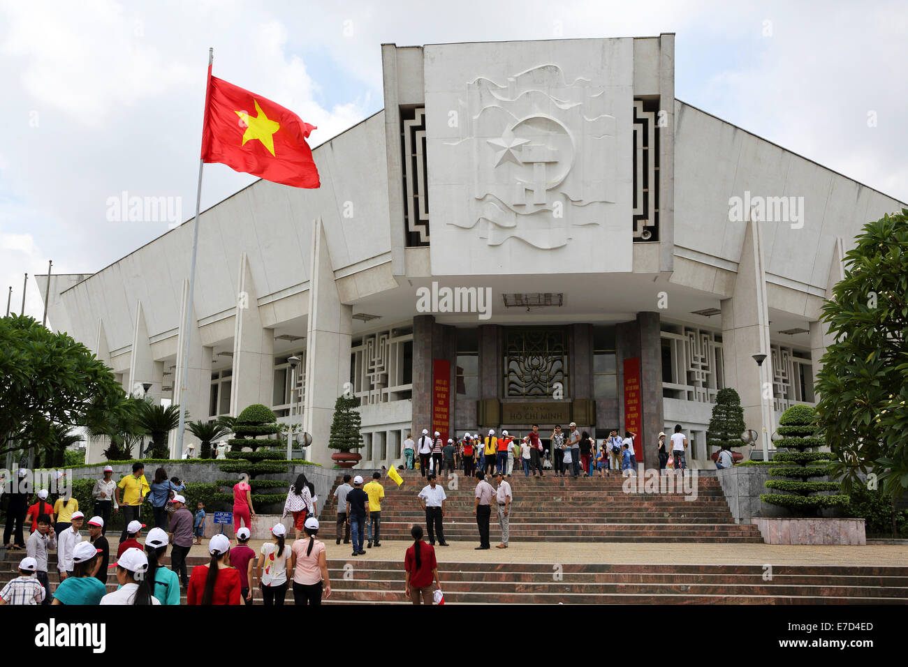 The Ho Chi Minh Museum in Hanoi, Vietnam. Stock Photo