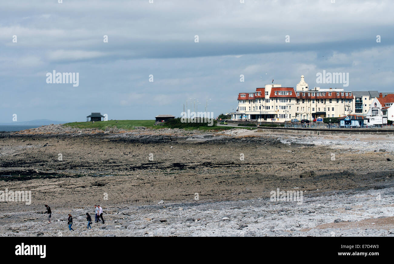 Porthcawl Seabank Hotel Stock Photo Alamy