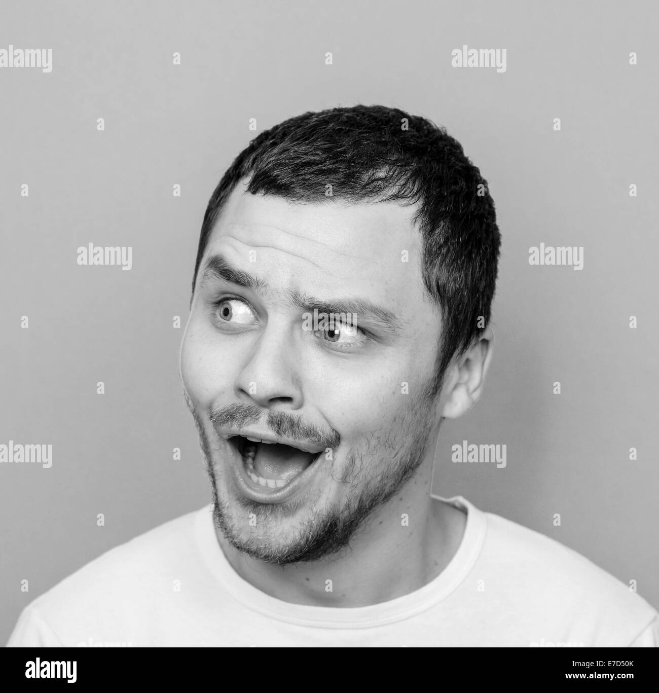 Hilarious model Black and White Stock Photos & Images - Alamy