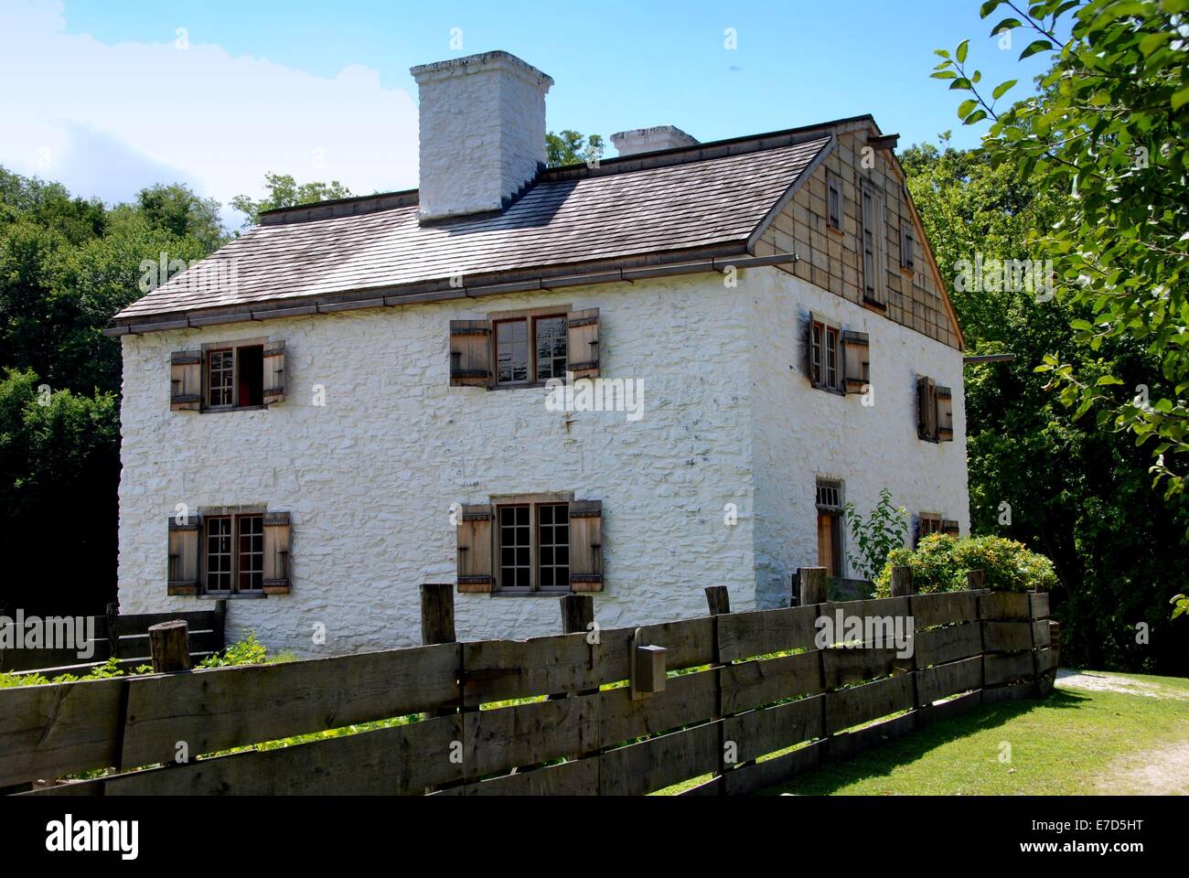 SLEEPY HOLLOW, NY The c. 1750 manor house built by Frederick Philipse at historic Philipsburg