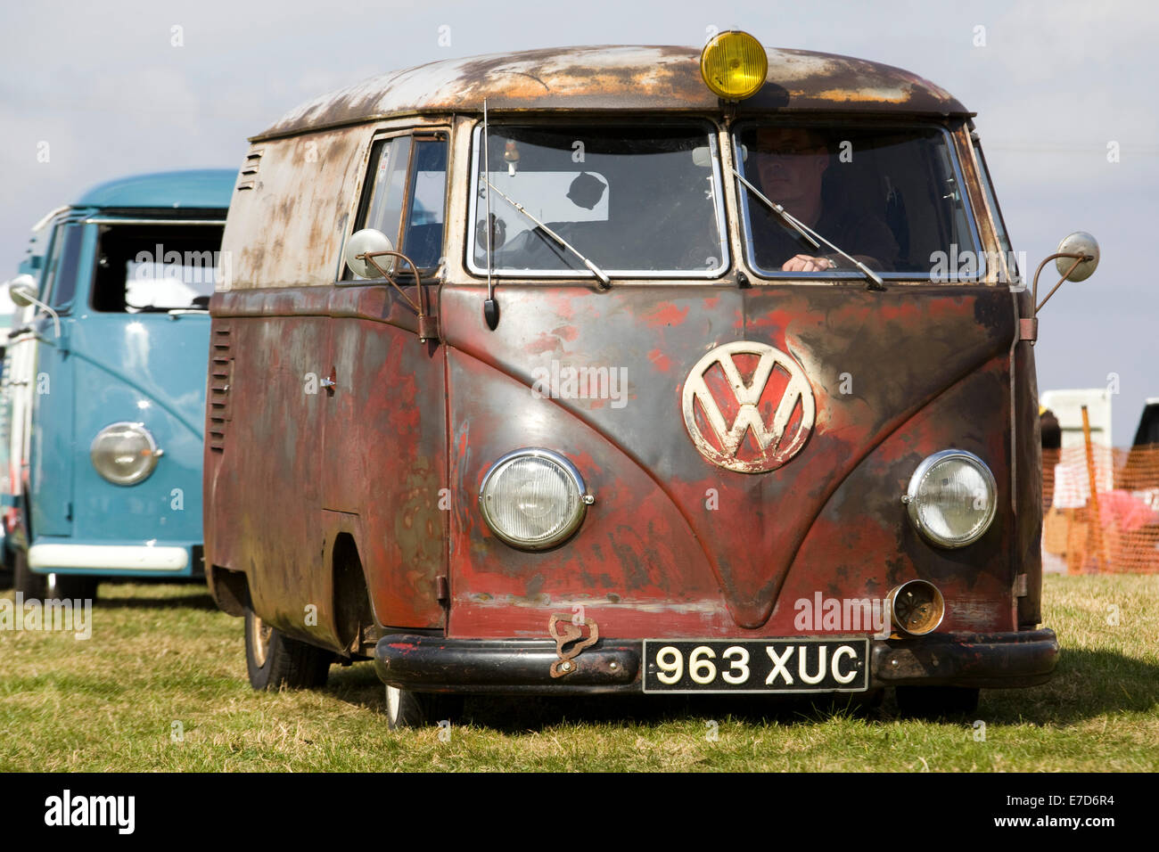 Volkswagen Camper Van/Bus at a VW Show in England Stock Photo - Alamy