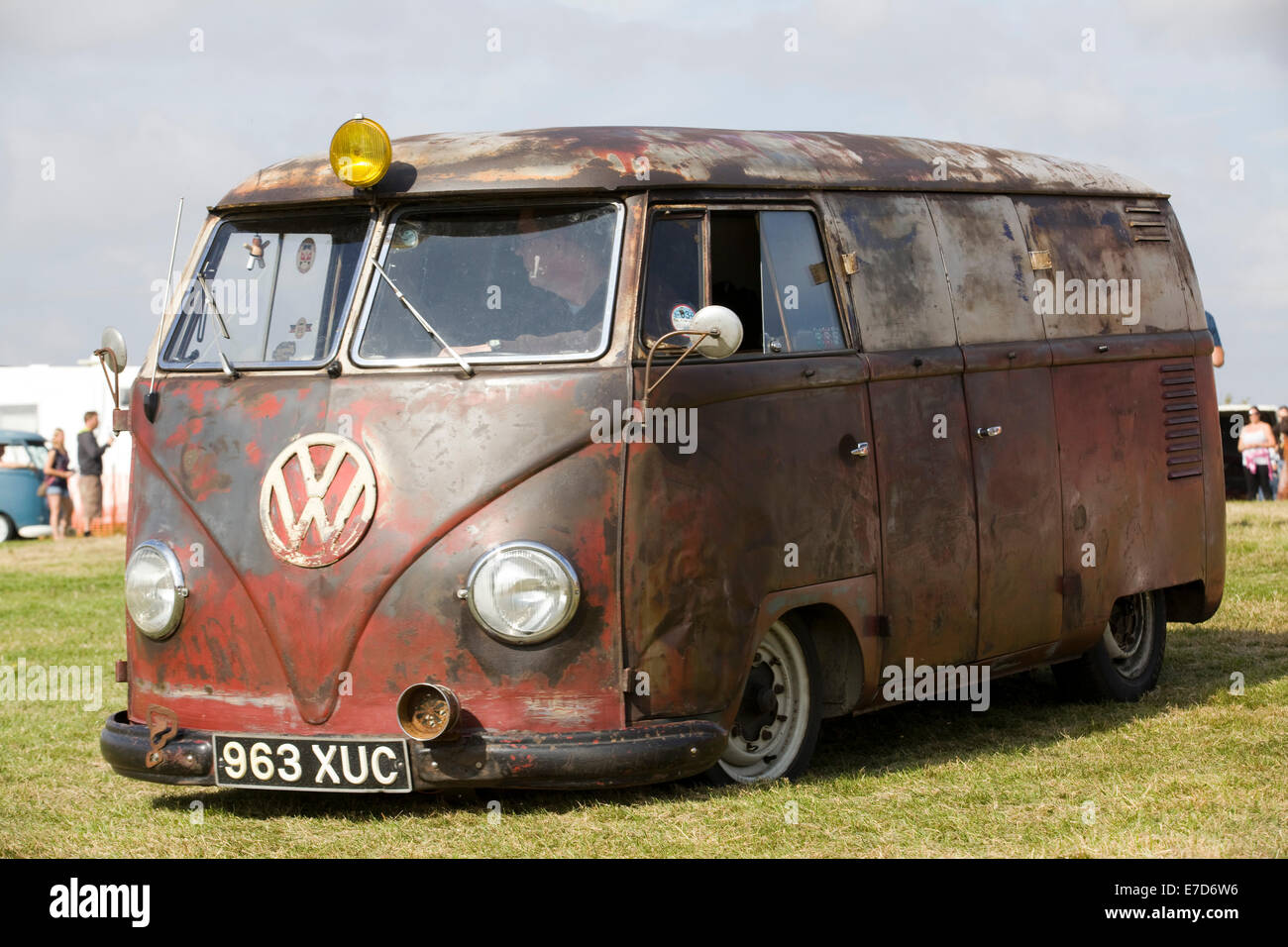 Volkswagen Camper Van/Bus at a VW Show in England Stock Photo - Alamy