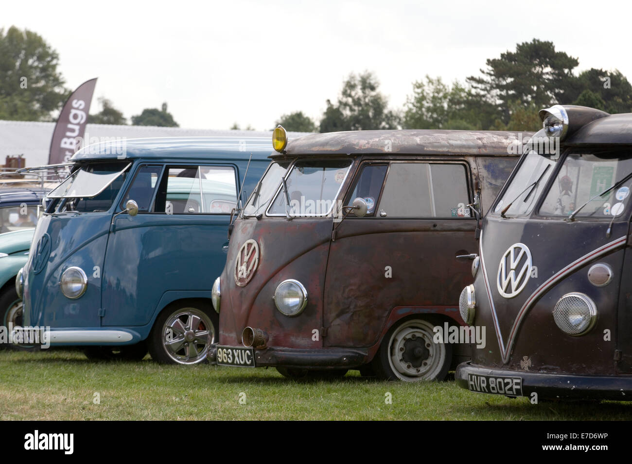 Volkswagen Camper Van/Bus at a VW Show in England Stock Photo - Alamy
