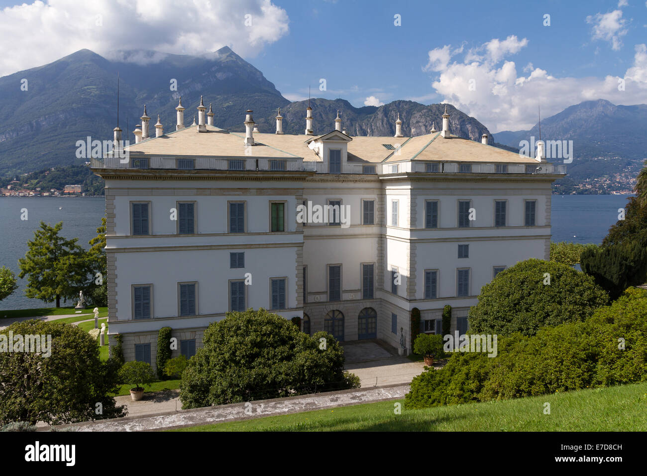 Villa Melzi, Bellagio, Lake Como, Italy Stock Photo