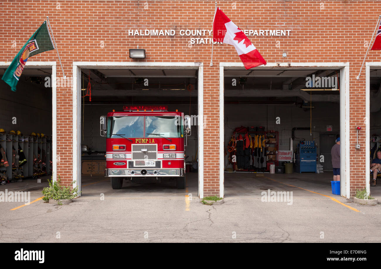 'Haldimand County Fire Department Station' in downtown Caledonia