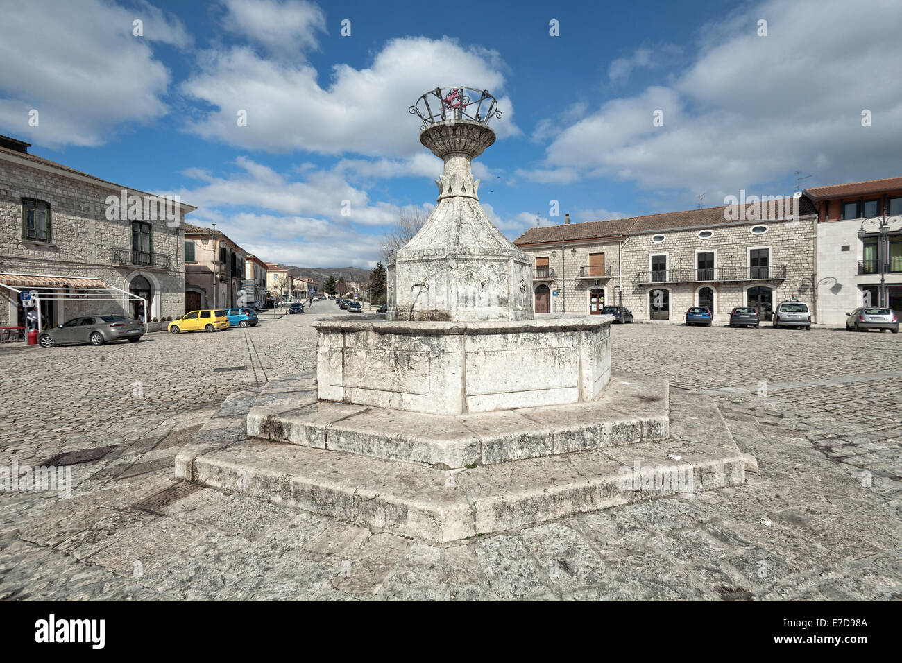 Pontelandolfo (Italy) - A view of the historical center Stock Photo