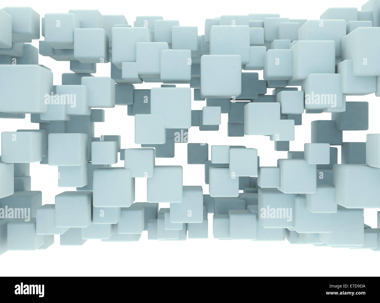 Digital cubes technology conceptual design background Stock Photo