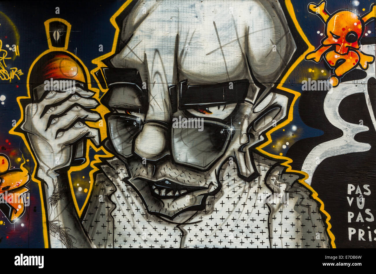 Graffiti Drawings High Resolution Stock Photography And Images Alamy
