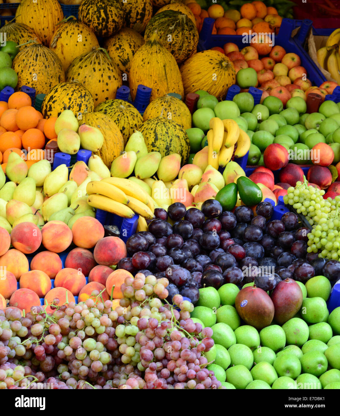 https://c8.alamy.com/comp/E7DBK1/market-with-various-colorful-fresh-fruits-and-vegetables-E7DBK1.jpg