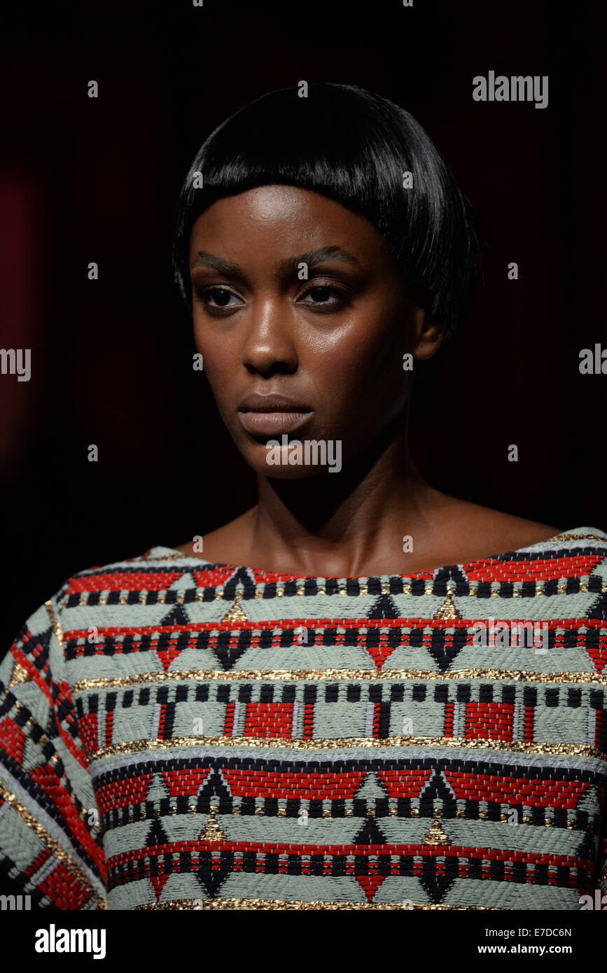 London,England,14th Sept 2014 : The LFW s/s 2015: Sorapol catwalk show