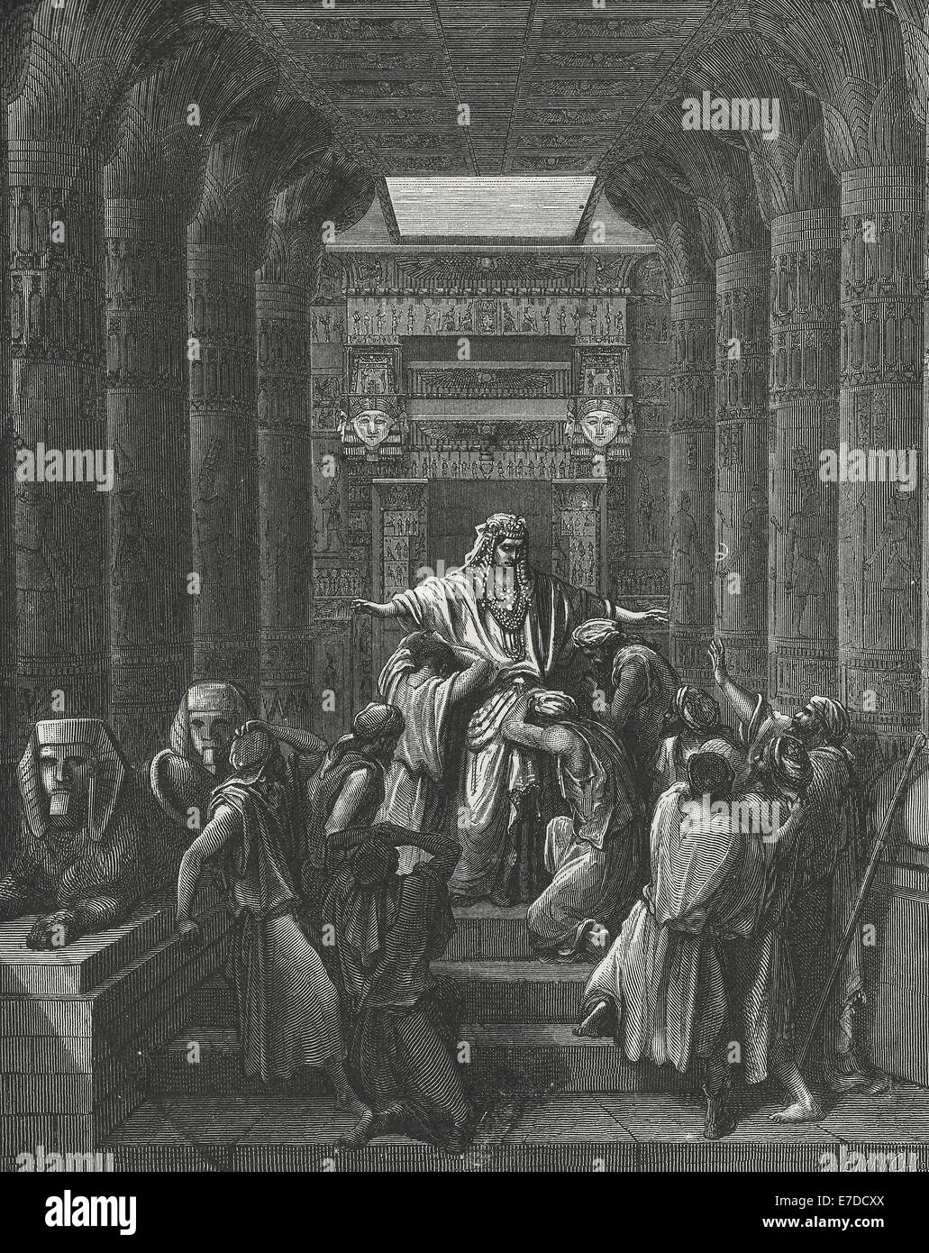 Joseph Making himself known to his Brethren, Old Testament Stock Photo