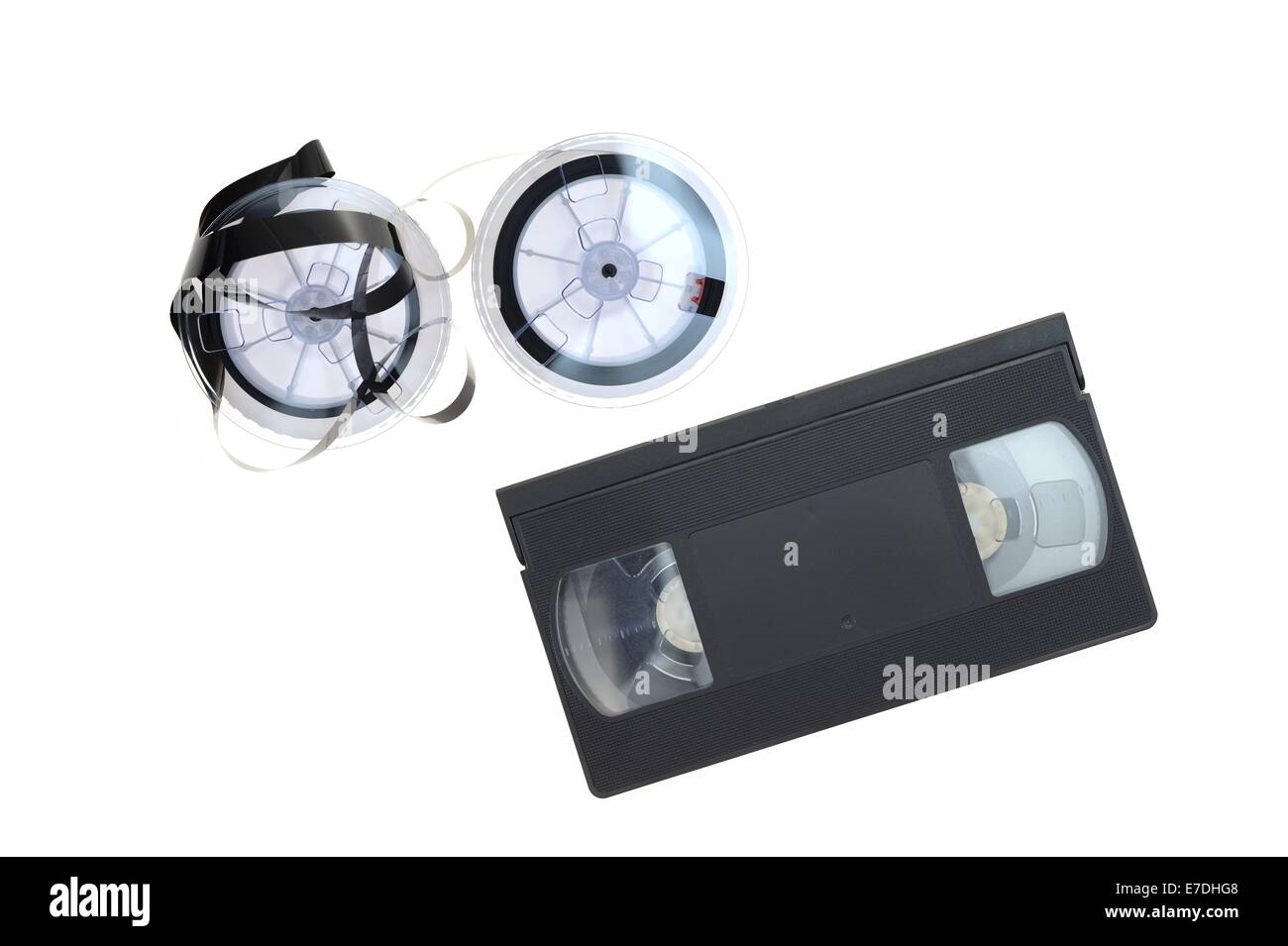 Vhs Ribbon A close up shot of VHS Internal ribbon tape Stock Photo - Alamy