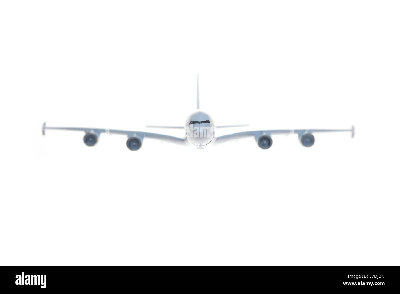 A close up shot of a die cast model plane Stock Photo